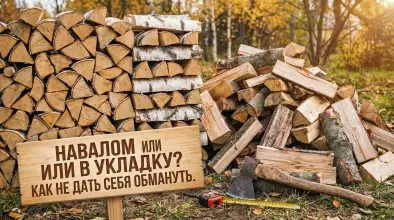 Дровник без плесени: пять правил поленницы